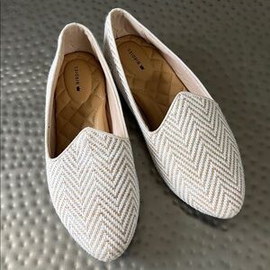 Birdies the Heron in Chai Chevron Loafer- Size 9